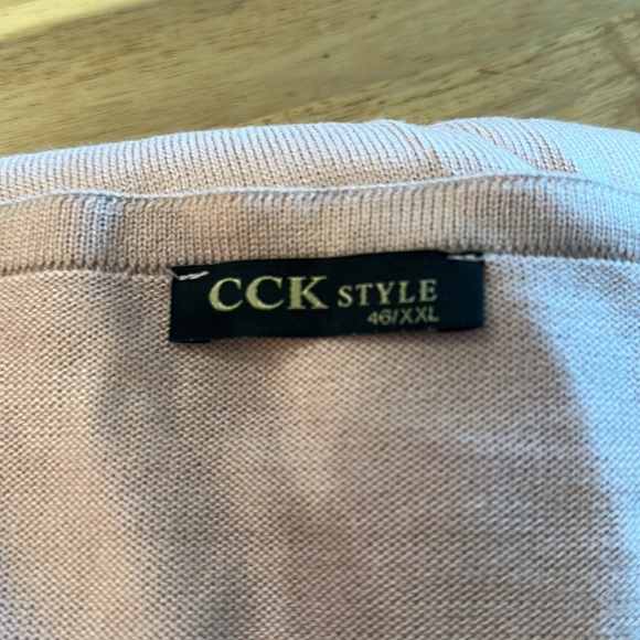 CCK Style Women’s Pink Wool-Blend Sweater|NWOT|| Size XXL /46 - Picture 5 of 5